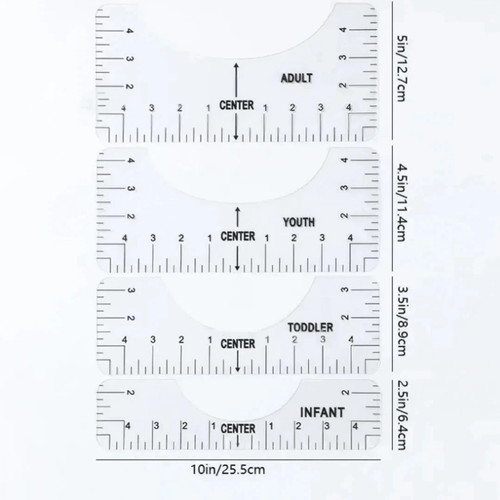 Shirt ruler guide - shirt,