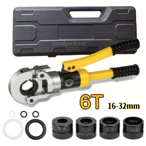 Hydraulic pipe crimper - pipe,
