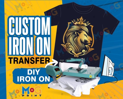 Custom iron press heat - on,